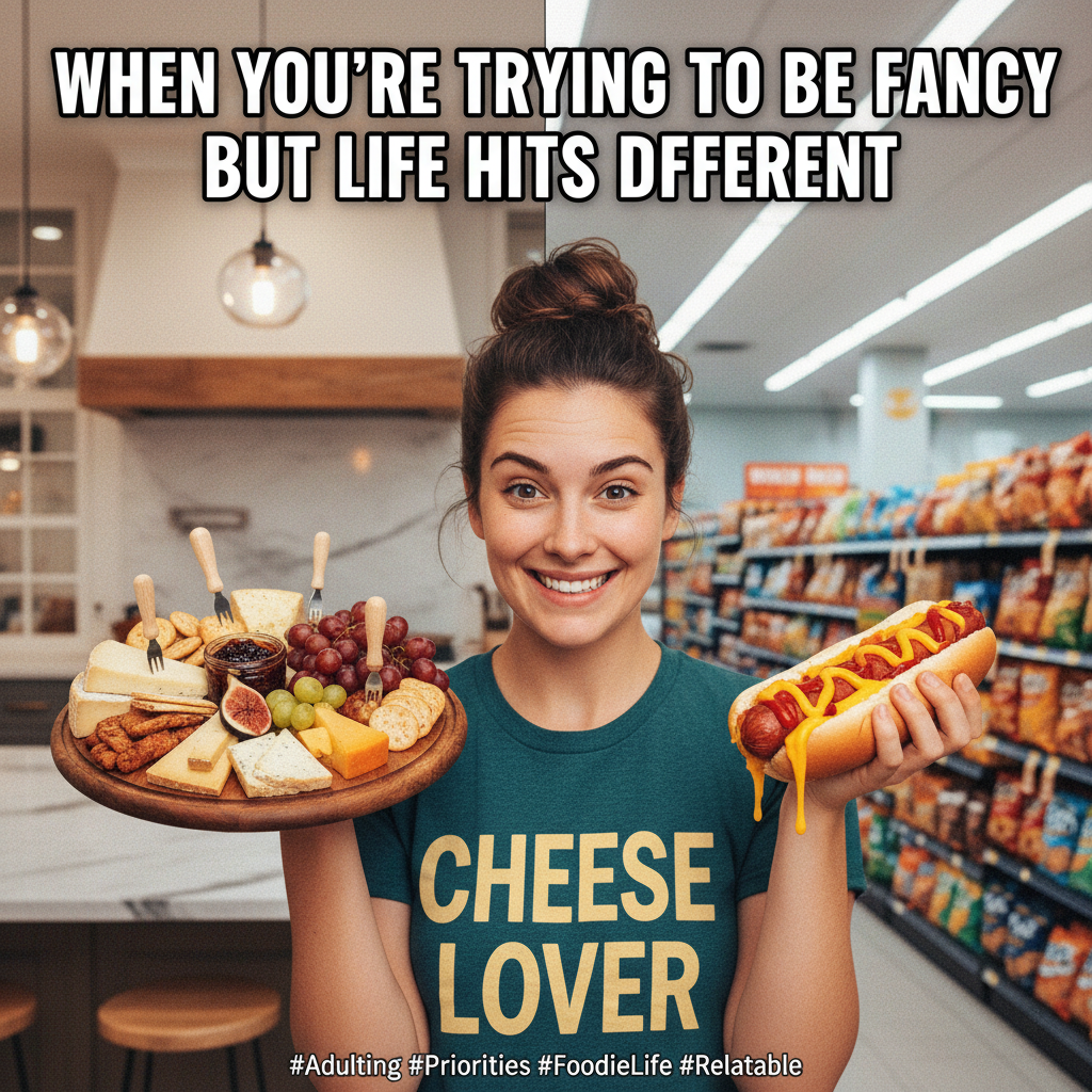 Road trip snacks: bought gourmet cheese. Ate gas station hot dogs. No regrets. #TravelFail