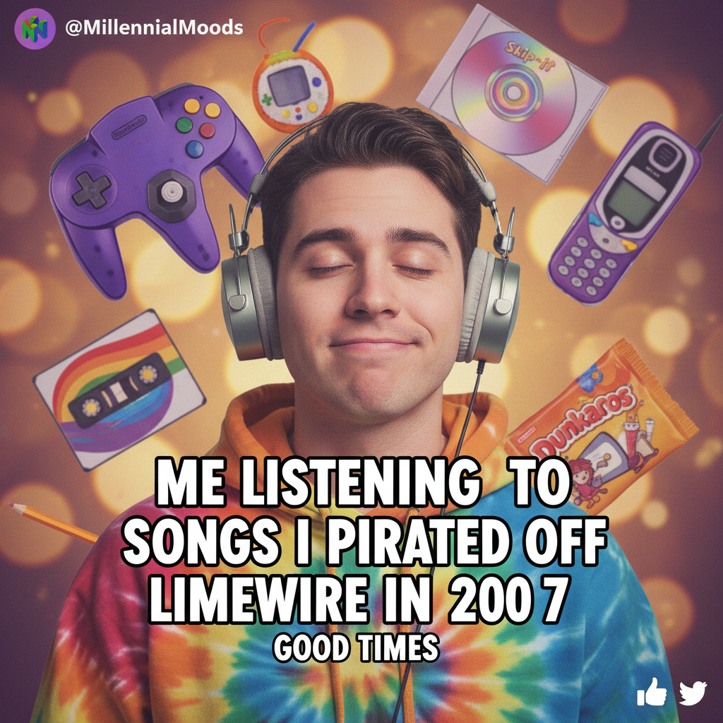 Hearing that one song from childhood just instantly unlocks core memories. Instant time travel.