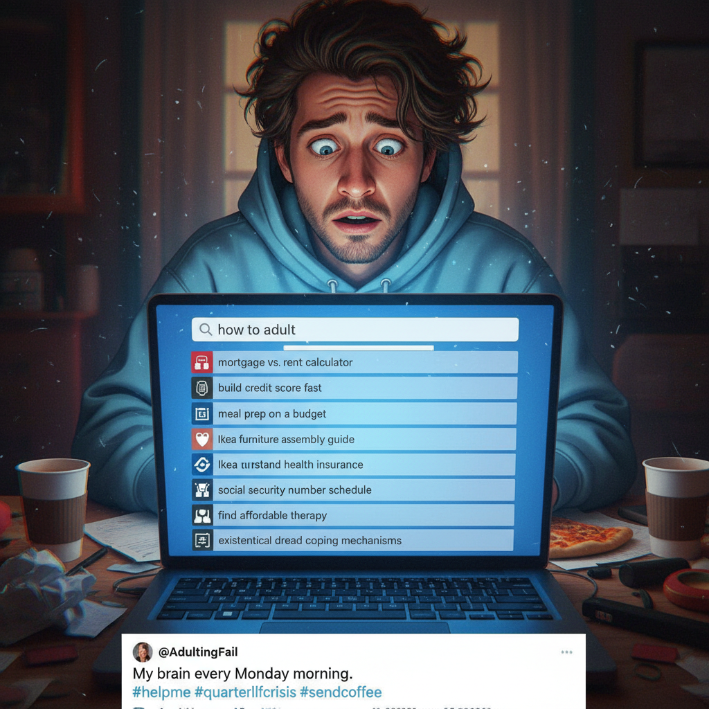 Adulting is just Googling 'how to adult' every other day.