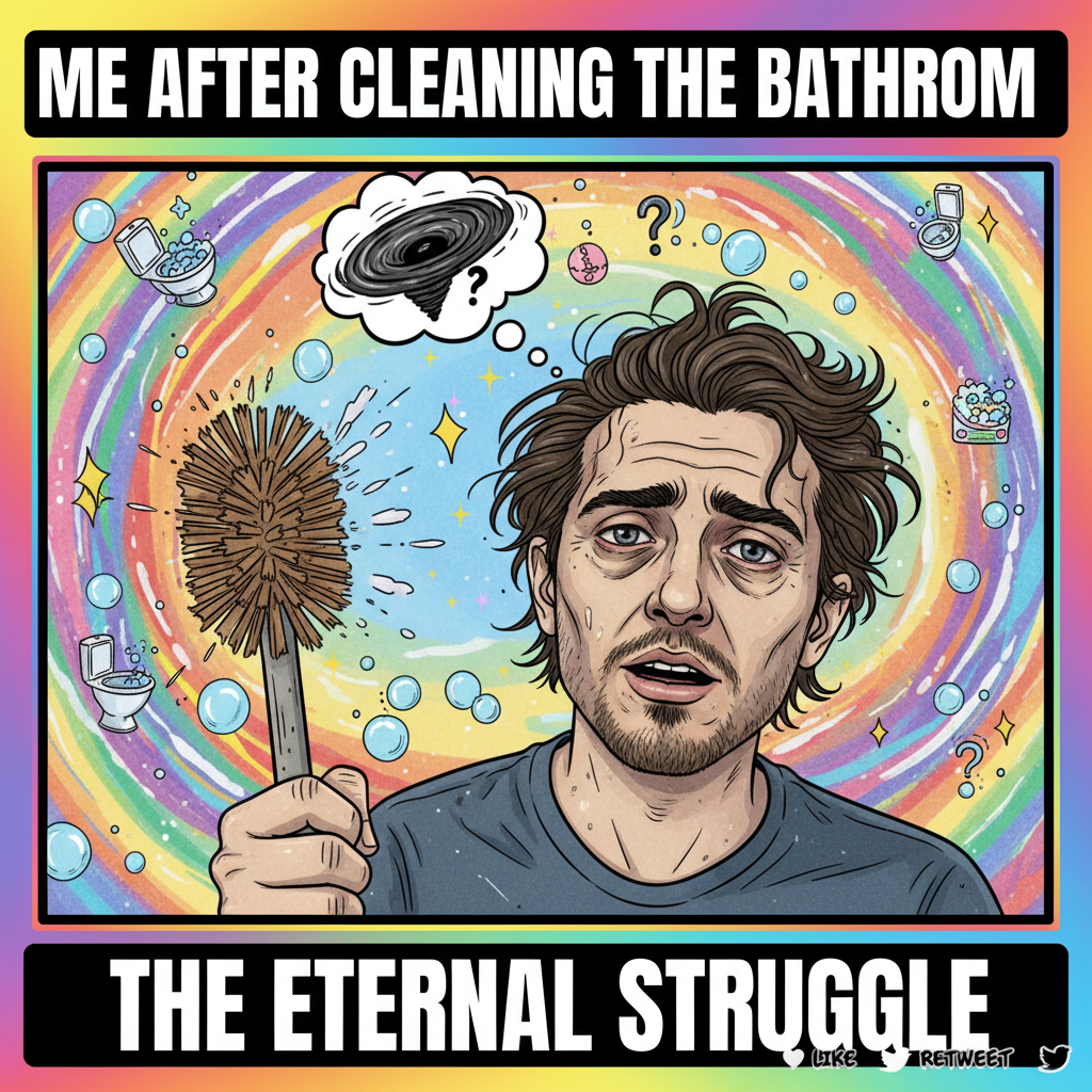 My adulting moment today was realizing I need to buy a new toilet brush. The glamour!