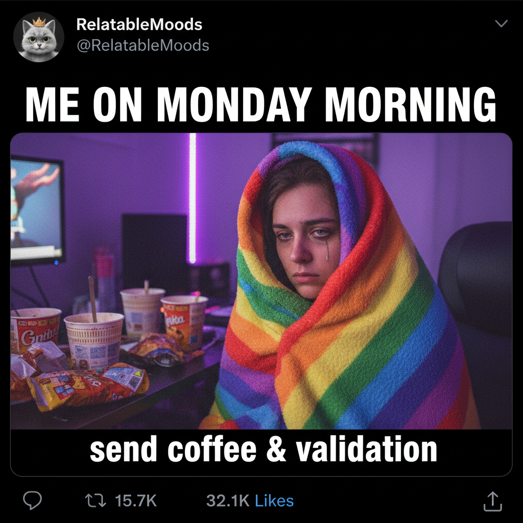 Seasonal depression hitting different this year. My bed is my only friend.