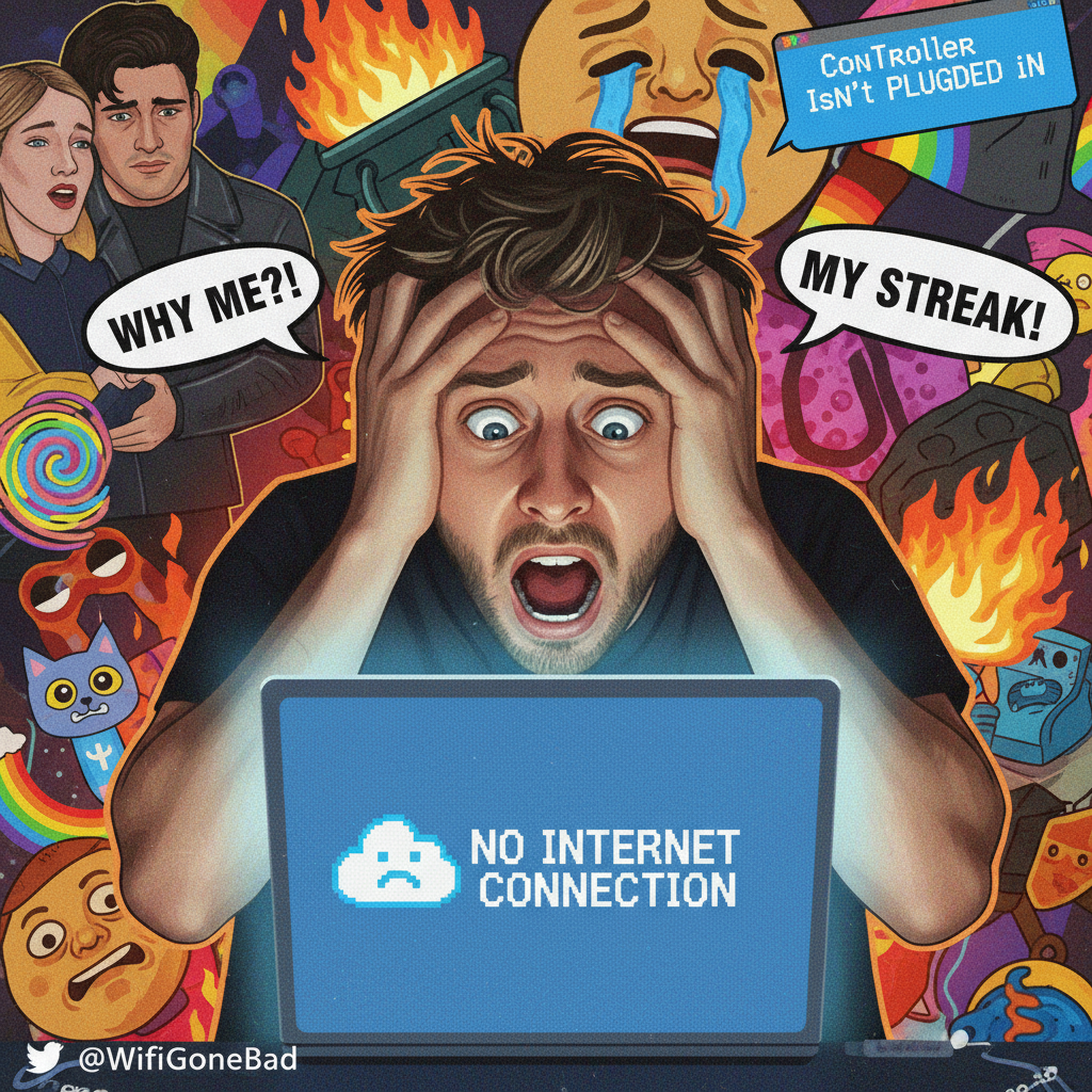 WIFI went down. My entire life flashed before my eyes. What even IS offline anymore?!