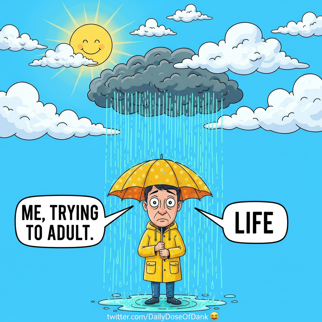 It's 70 degrees and raining. Is this weather having an identity crisis or am I?