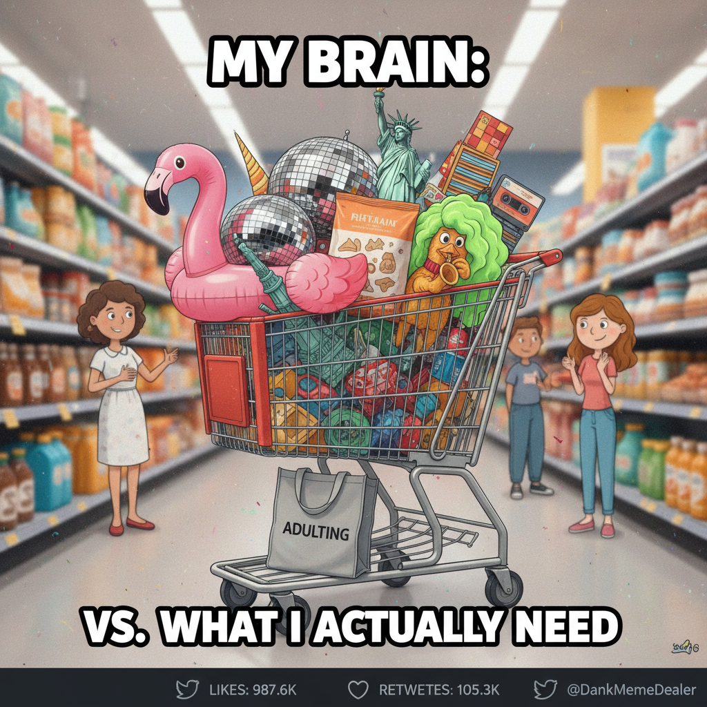 My online shopping cart is 90% 'I don't need this but it's cute' and 10% actual necessities.