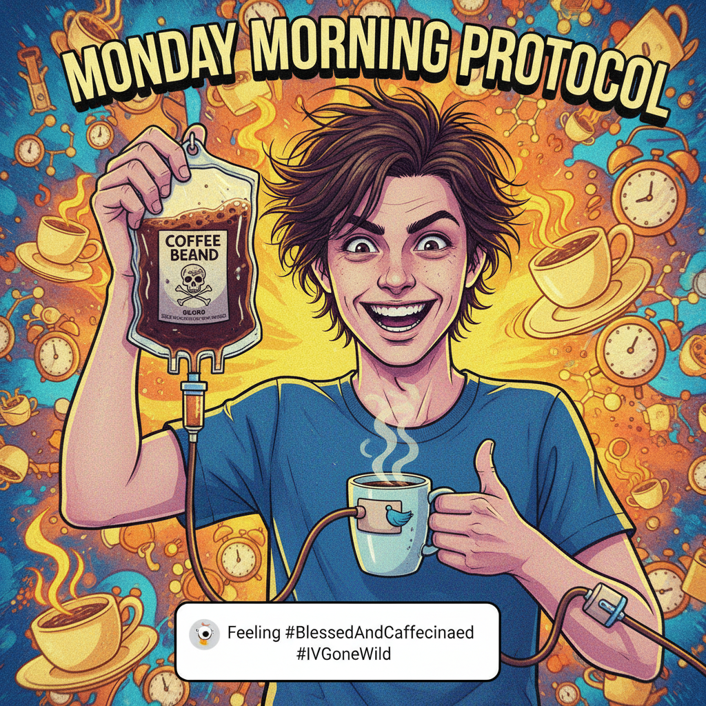 My blood type is coffee. My personality type is also coffee. Send help (and more coffee).