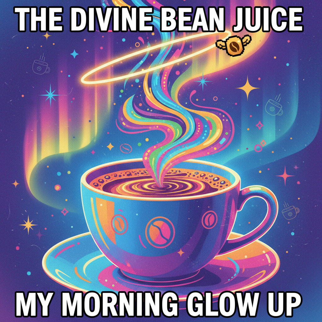 My blood type is coffee. My spirit animal is a triple espresso shot.