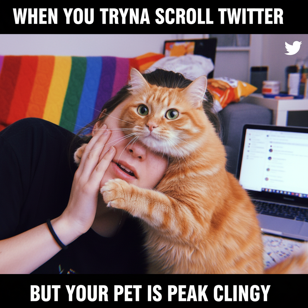 My pet thinks 'personal space' is a myth. And honestly, I wouldn't have it any other way.