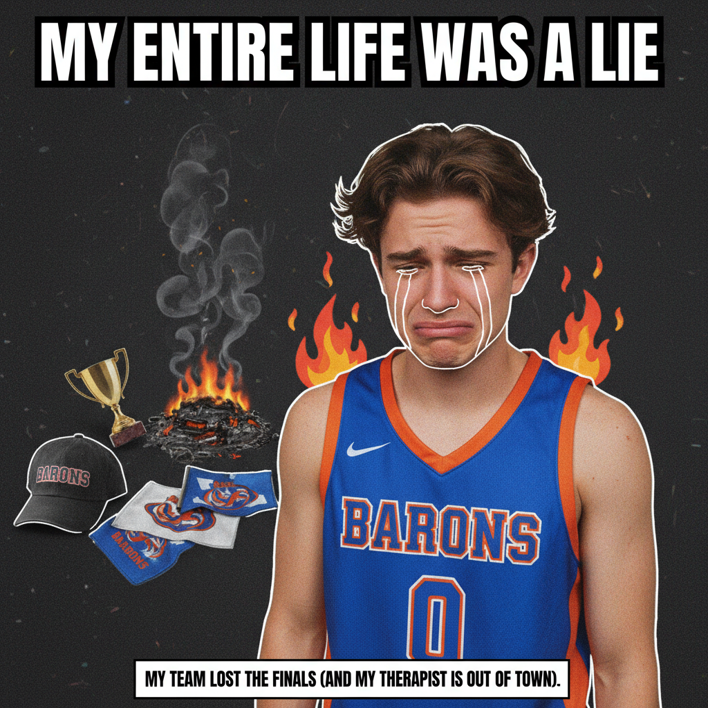 My team lost by 1 point. Time to declare the season over and burn all my merch.