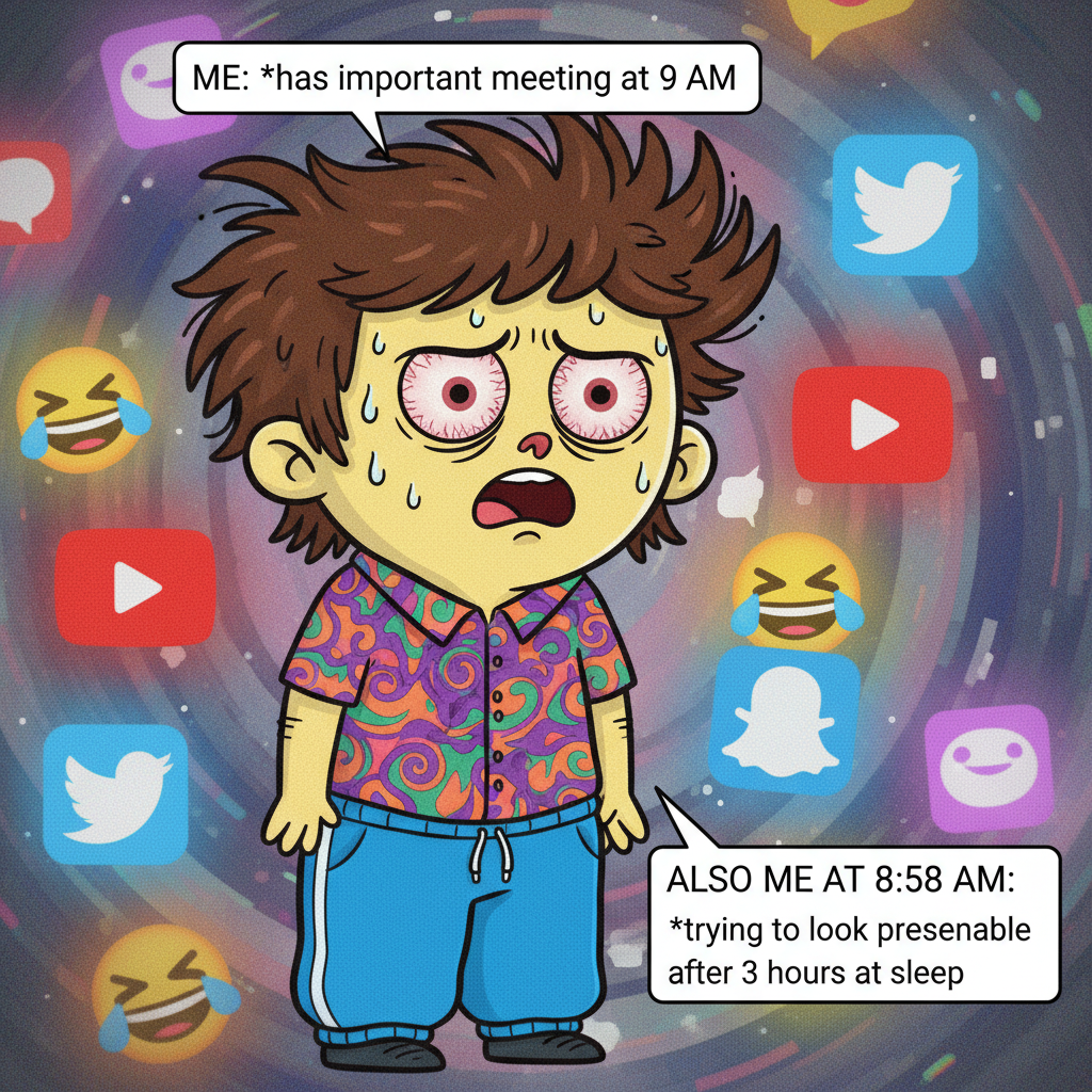 My 'work from home' uniform is 50% sweatpants, 50% existential dread.