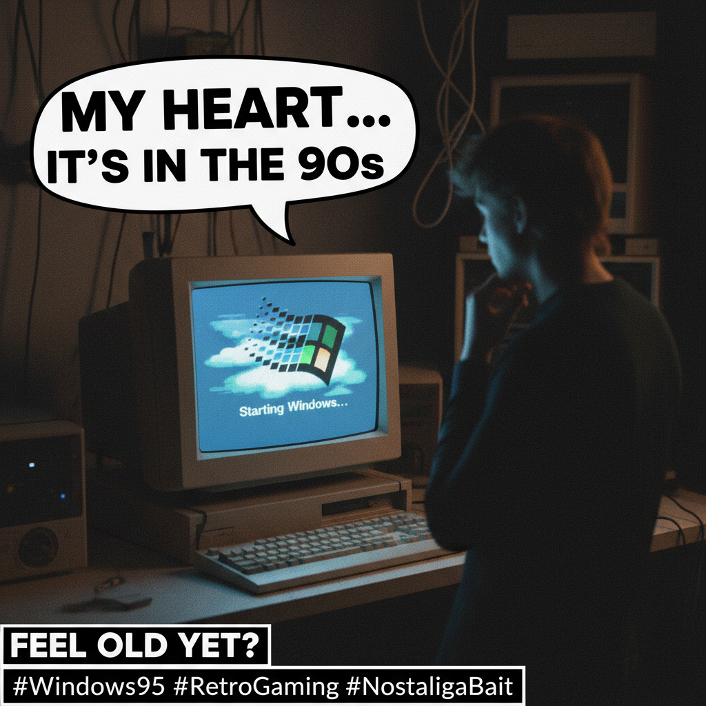 Hearing the Windows 95 startup sound just unlocked 100 core memories.