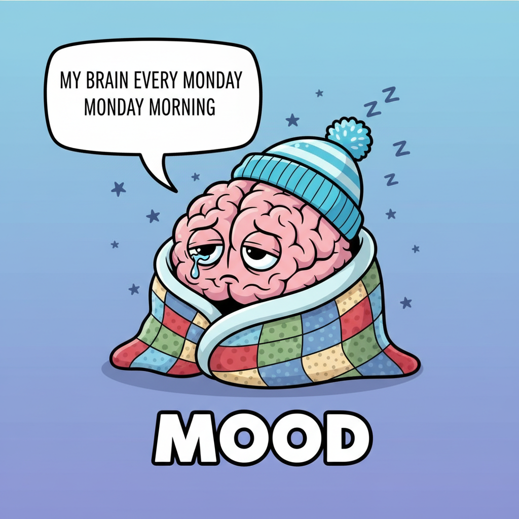 My brain cells hibernating until spring. Send coffee & sunshine. #SeasonalDepression