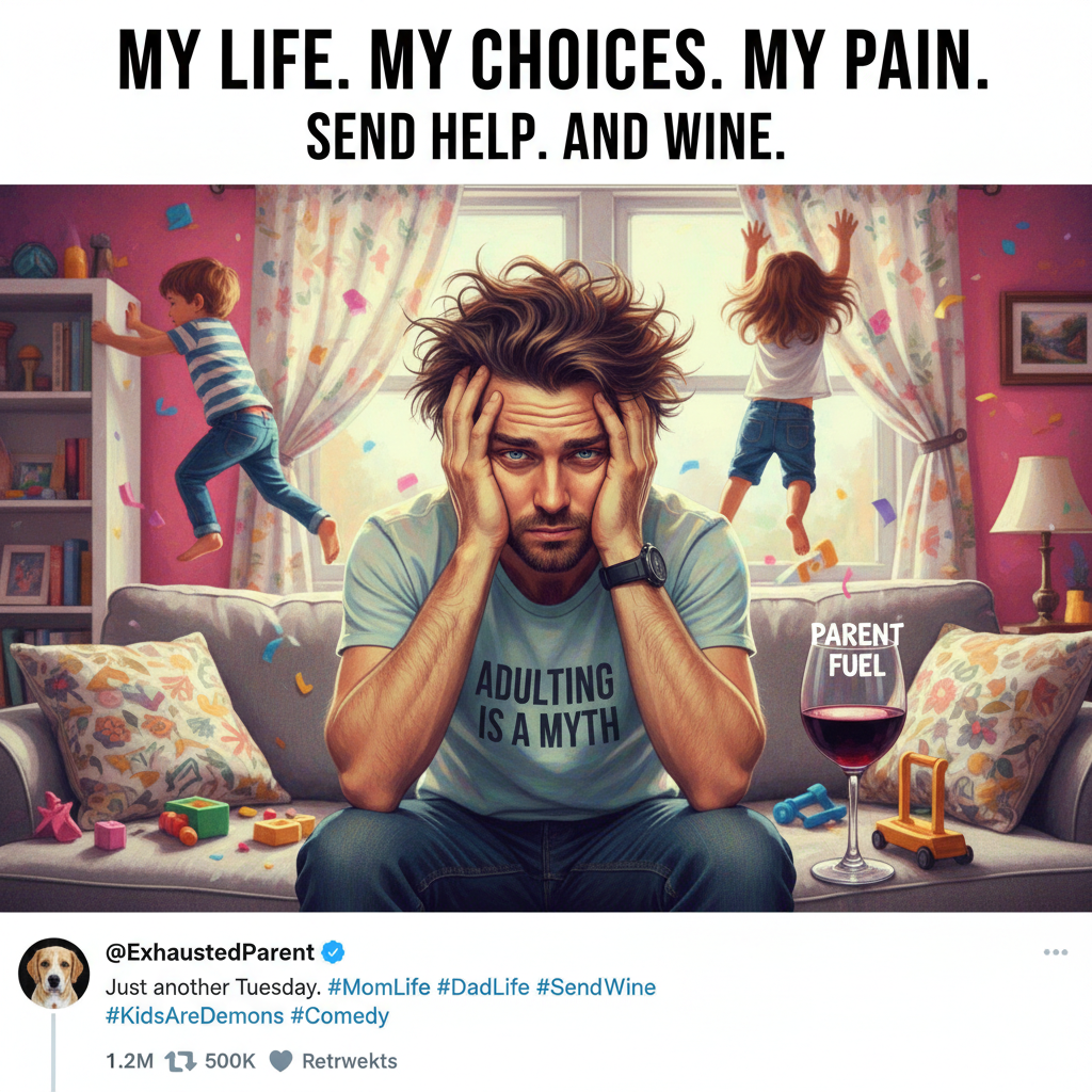 My kids think 'quiet time' is a suggestion, not a command. Send help (and wine).