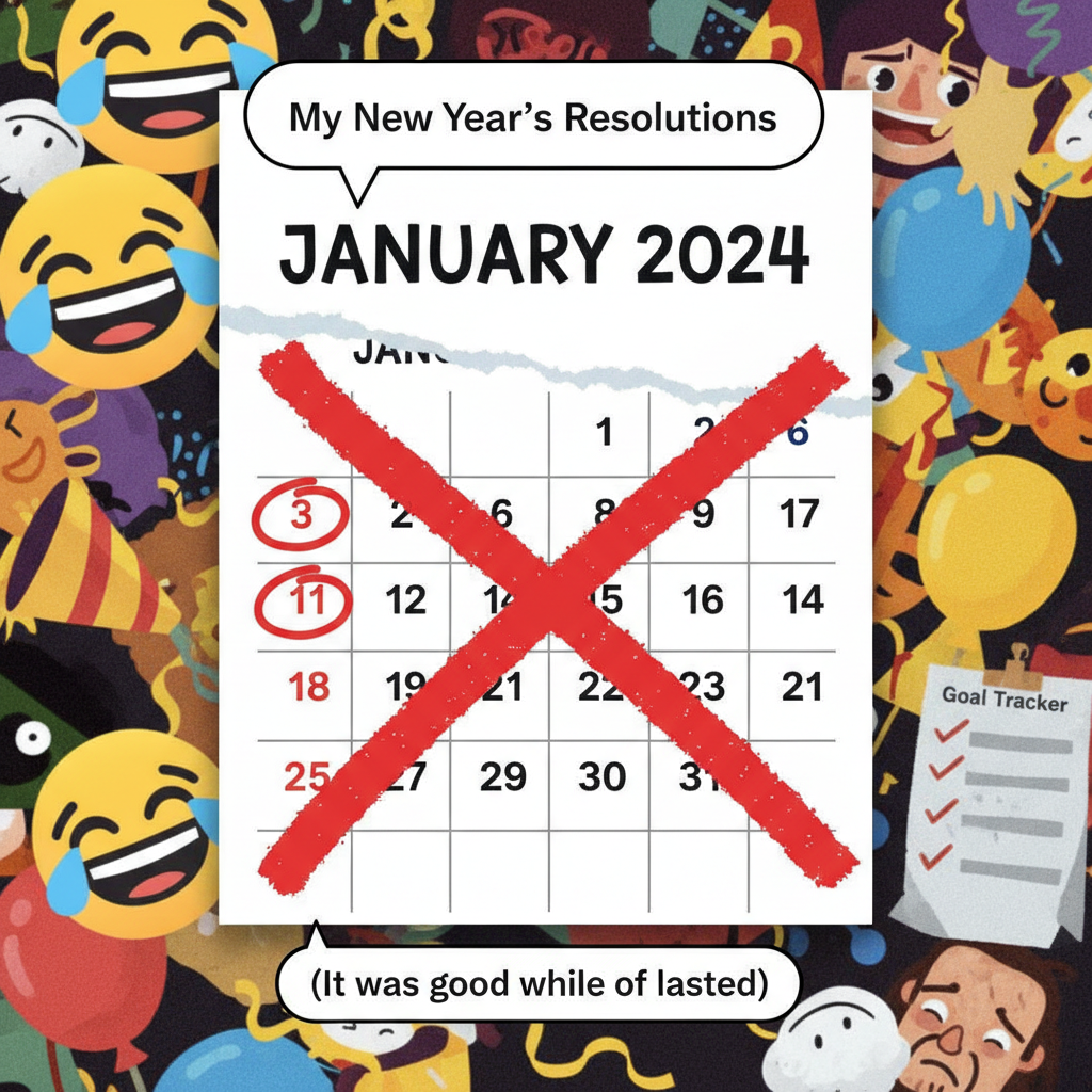 My New Year's resolution lasted exactly 3 days. Pretty sure that's a new record.