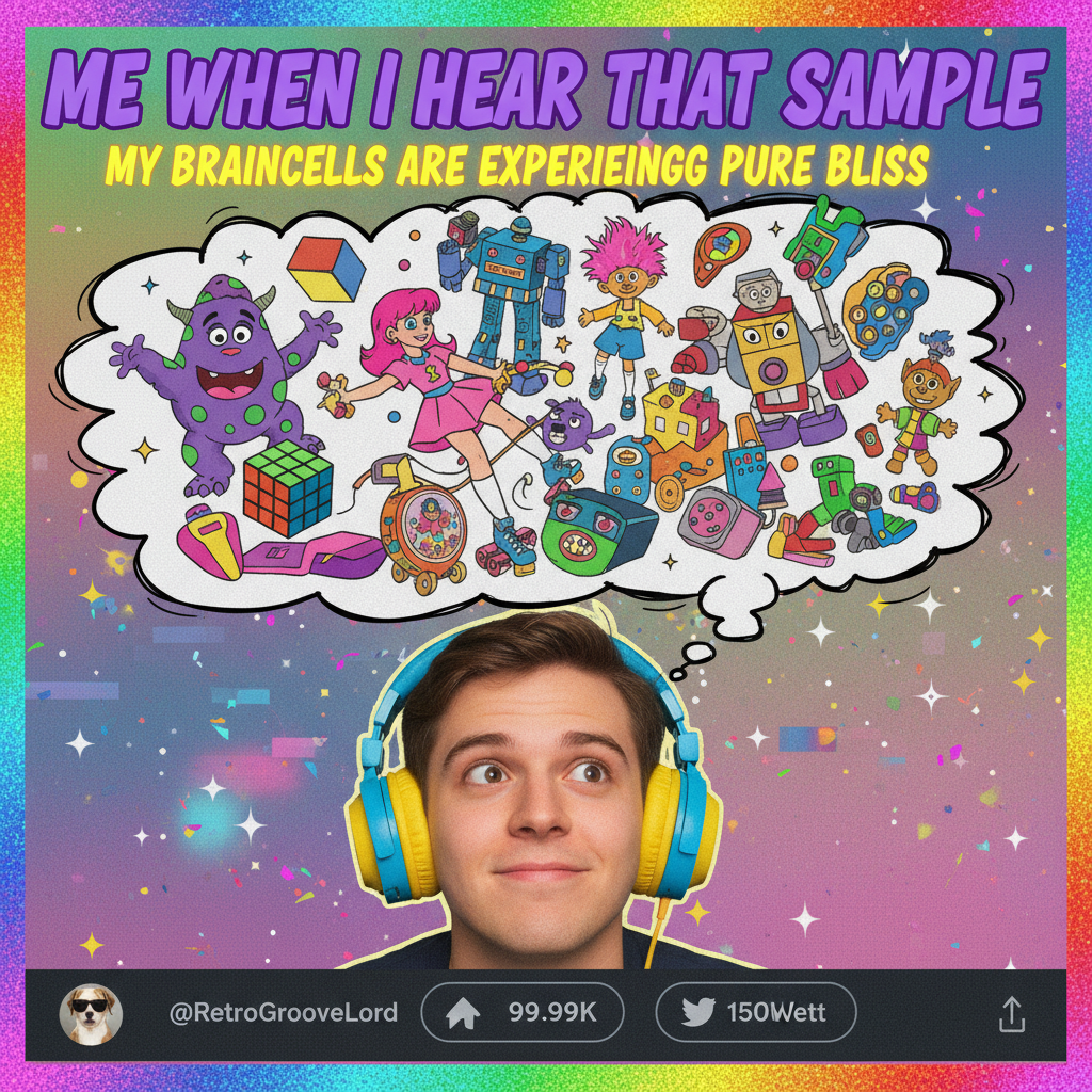 Hearing that one song from childhood hits different. Instant time travel.