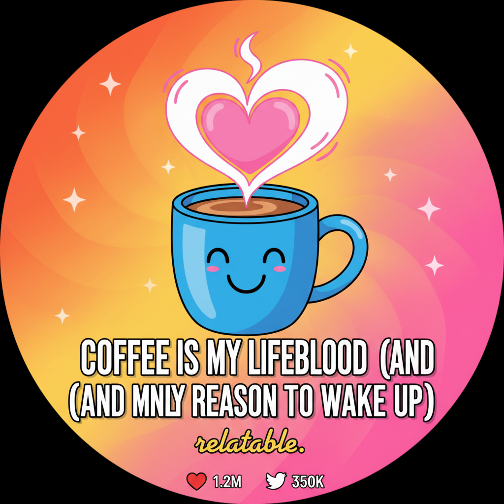 My blood type is coffee. My personality is also coffee. #CoffeeAddict