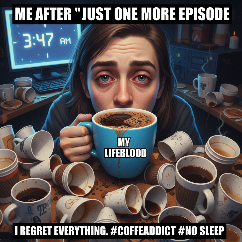 My blood type is coffee. My personality is also coffee. Send more coffee.