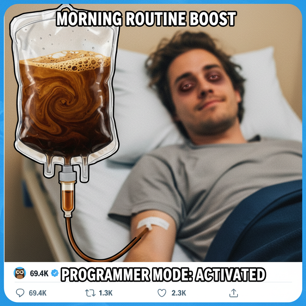 My blood type is now coffee. Send help (and more coffee).