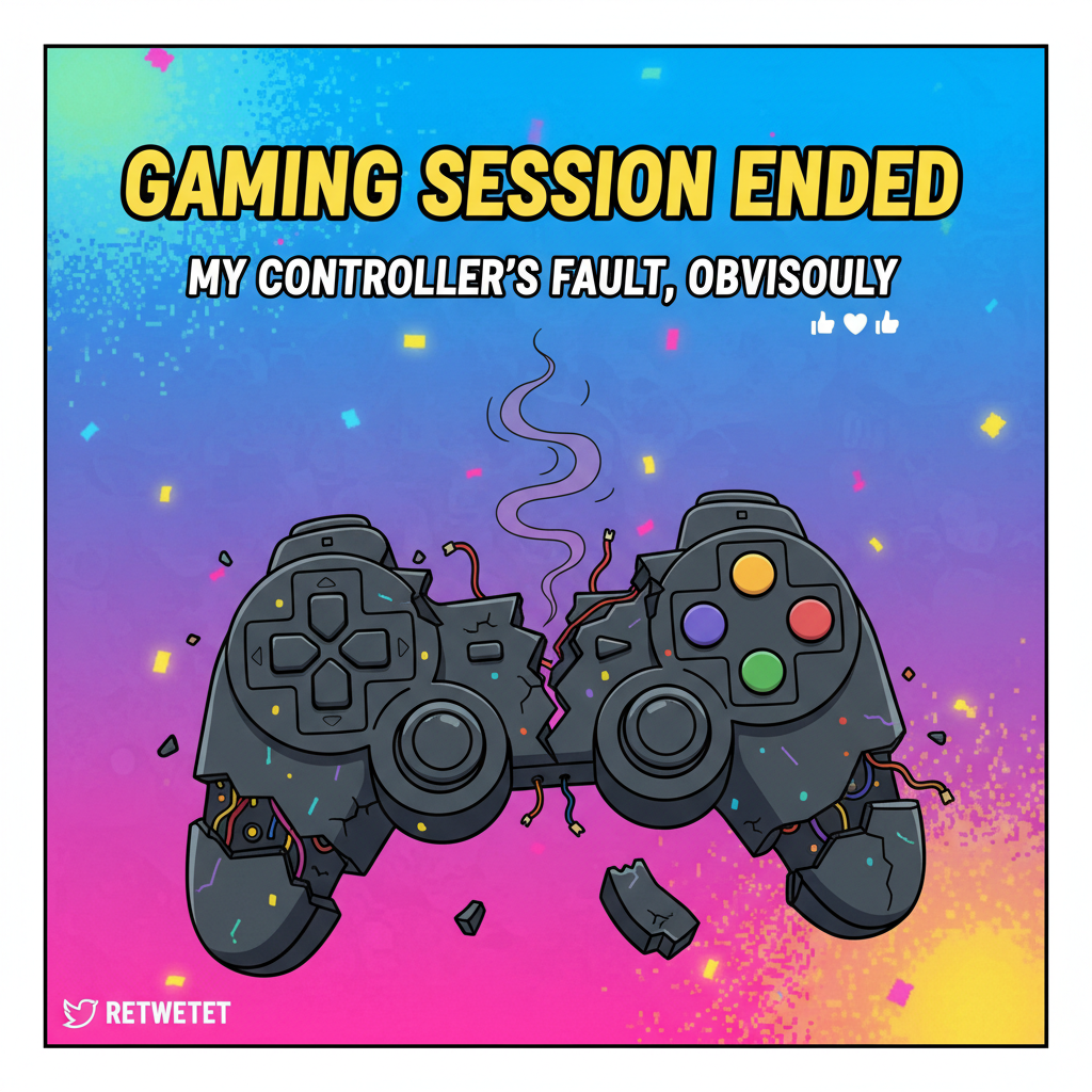 Just lost to a level 1 bot. My controller is now in orbit. Send condolences.