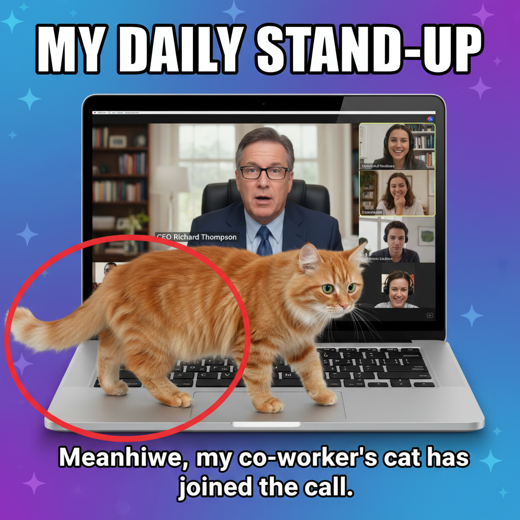My cat just walked across my keyboard and sent 'meow' to the CEO on Zoom. Promotion secured.