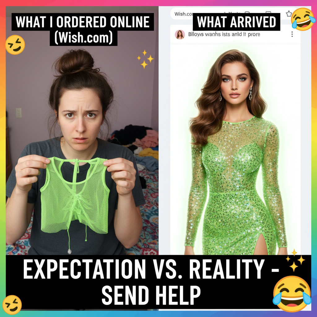 That moment when your 'must-have' online purchase arrives and it's... not quite what you imagined. 😩