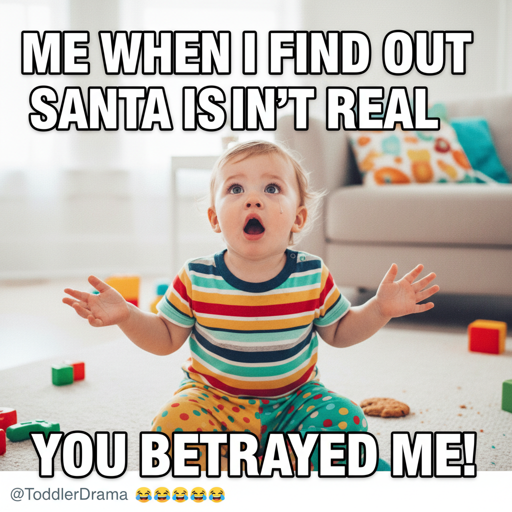 Just told my toddler 'no' and he looked at me like I personally invented gravity.