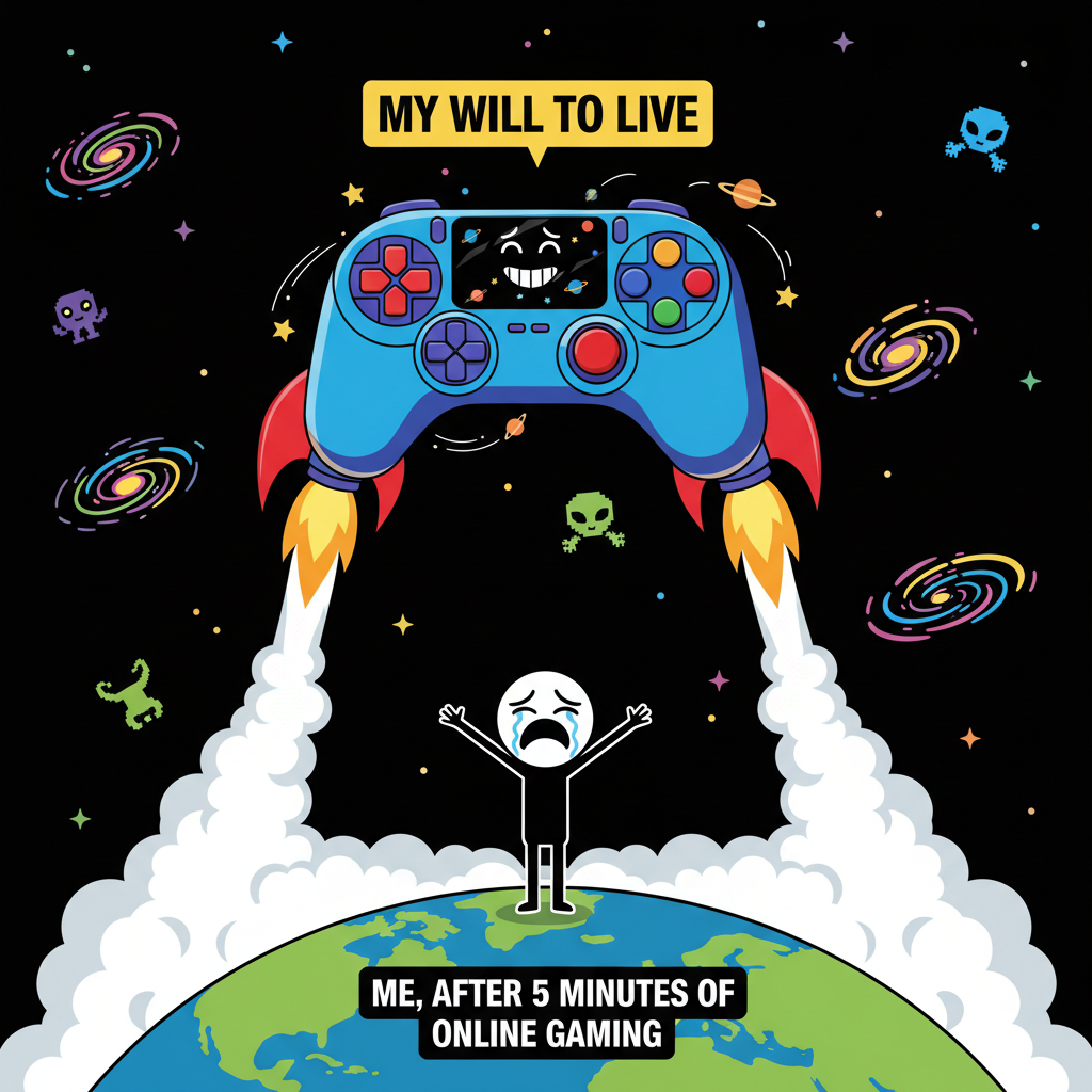 Just uninstalled the game. My controller is now in orbit. #GamingRage