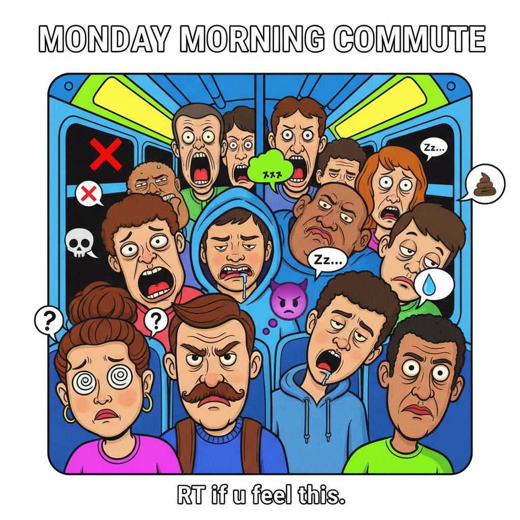 Public transport is just a daily social experiment I didn't sign up for.