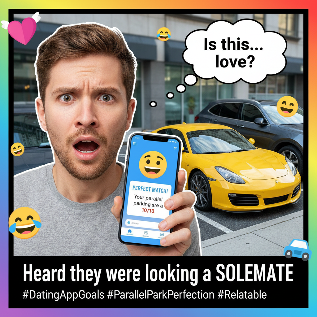 My dating app bio just says 'I can parallel park.' It's working. I'm scared.