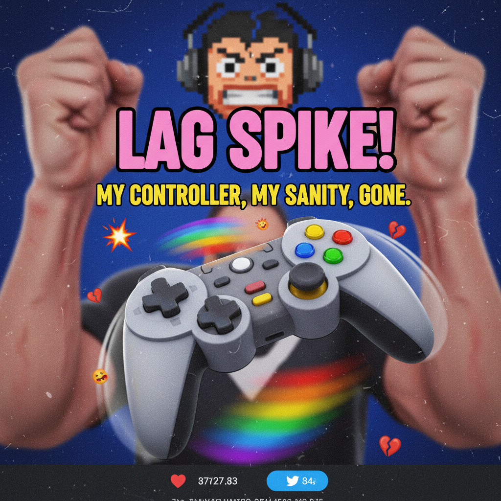 My controller just flew across the room. Pretty sure it's not my fault, it's the game's.