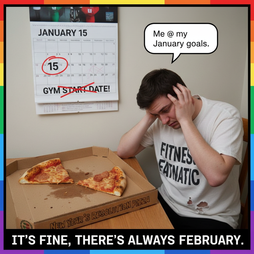My New Year's resolution to 'eat healthier' lasted until January 2nd. Send pizza.