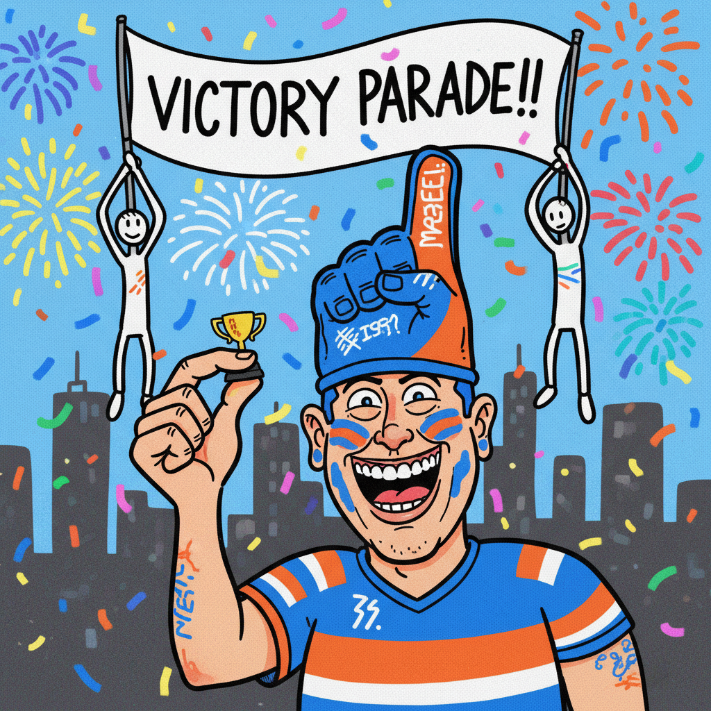 My team won by 1 point and I've already planned the victory parade. It's just preseason, but STILL.