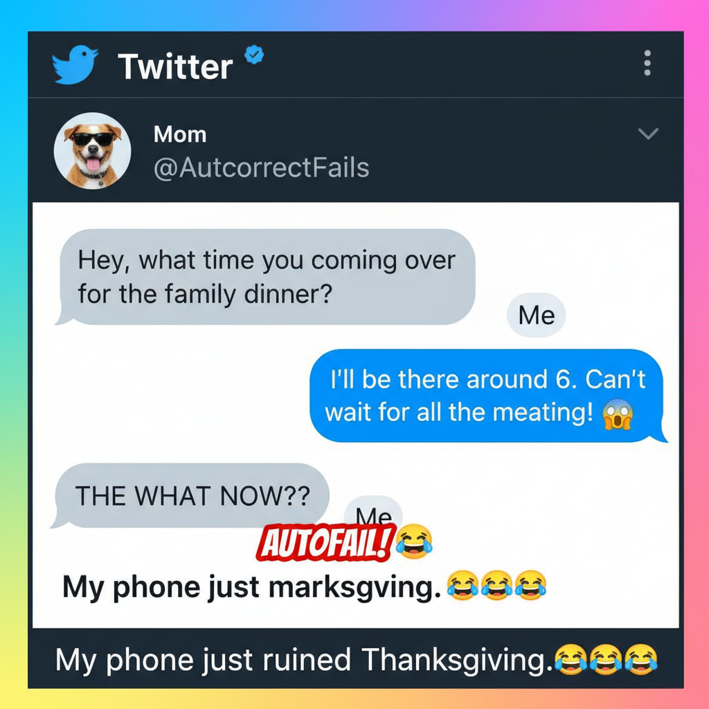 Autocorrect just changed 'meeting' to 'meating'. My boss is going to love this.