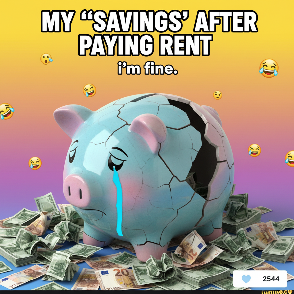 Just paid my bills. Pretty sure my bank account just cried. Adulting is a scam. 💸😭