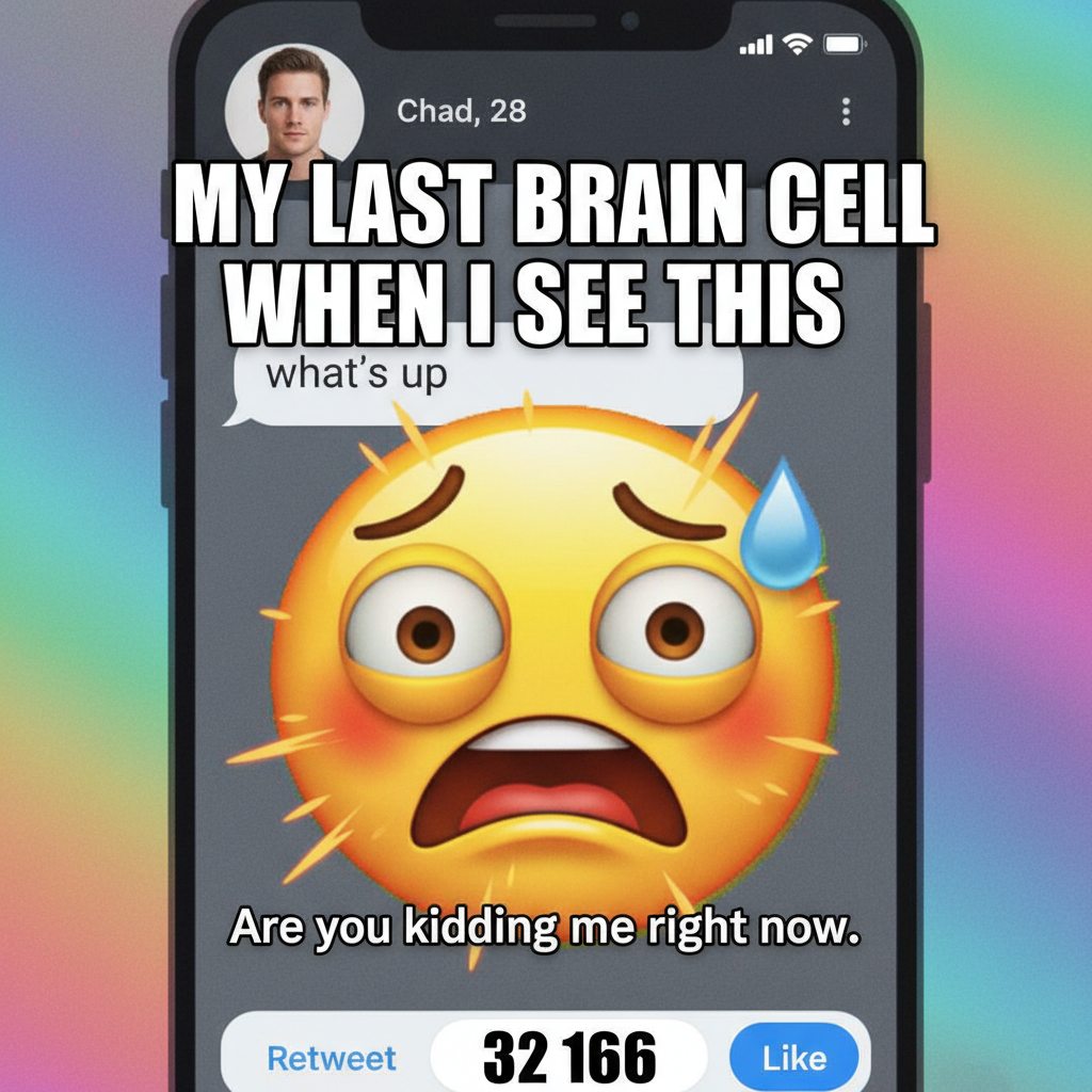 My dating app bio says 'fluent in sarcasm' and I still get 'what's up' messages. The audacity.