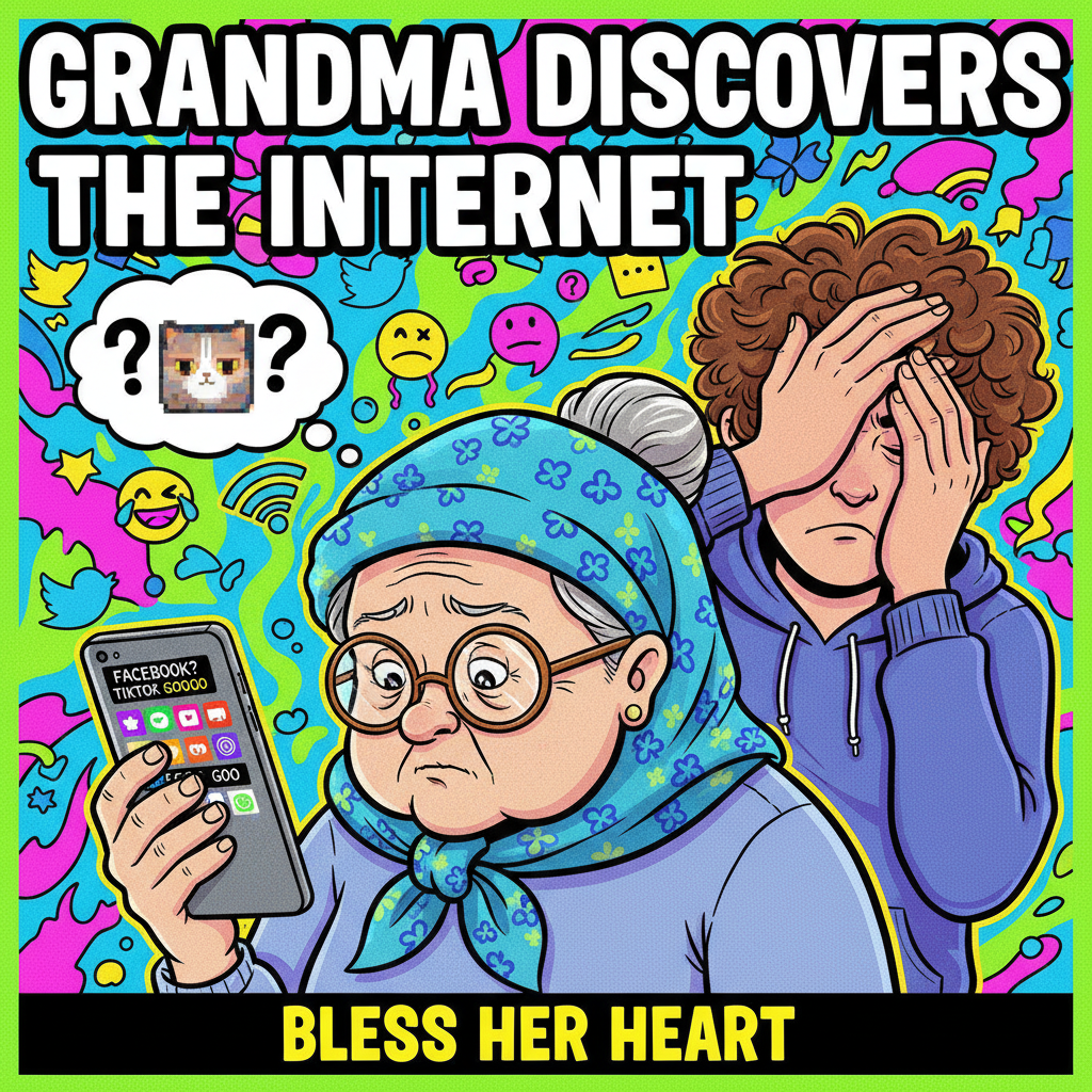 Grandma just asked if my 'internet friends' are coming to dinner. Send help.