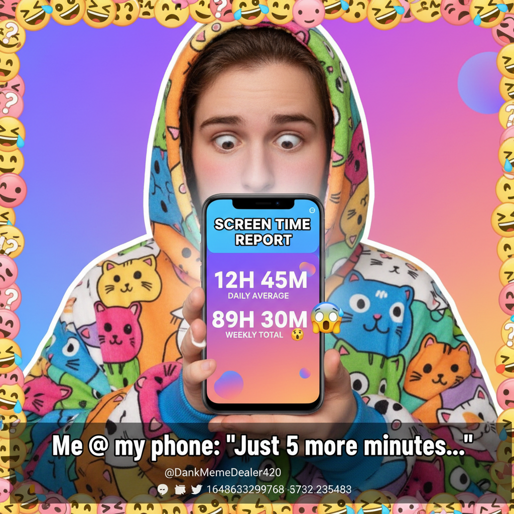 My screen time report is basically a memoir of my life. A very, very unproductive memoir.