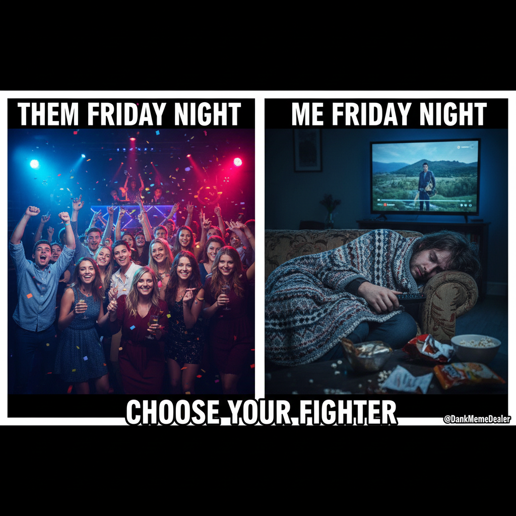 Friday night plans: clubbing. Friday night reality: debating if I should get up for water.