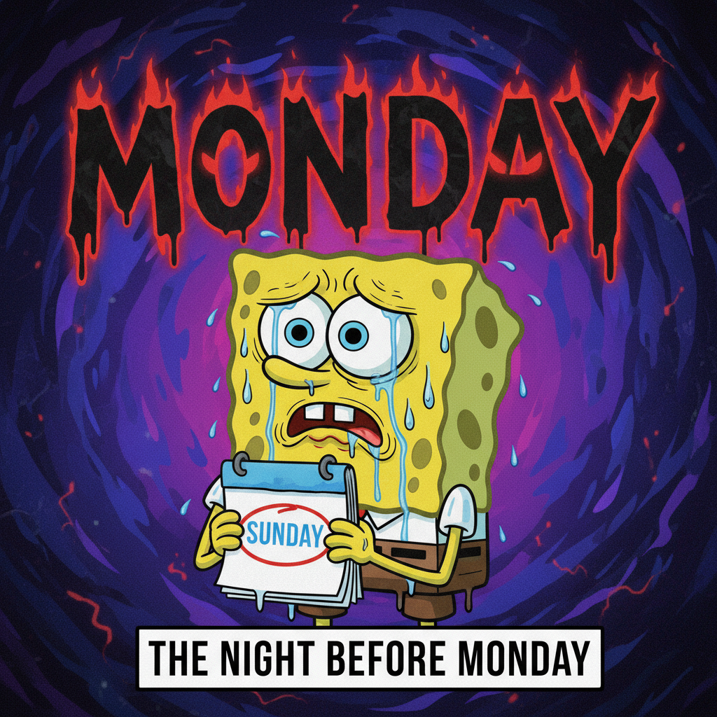 My brain trying to process that it's Sunday night and Monday is tomorrow