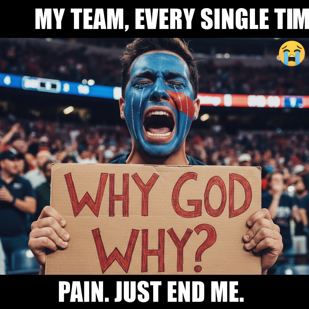 My team lost. I'm now accepting applications for a new personality.