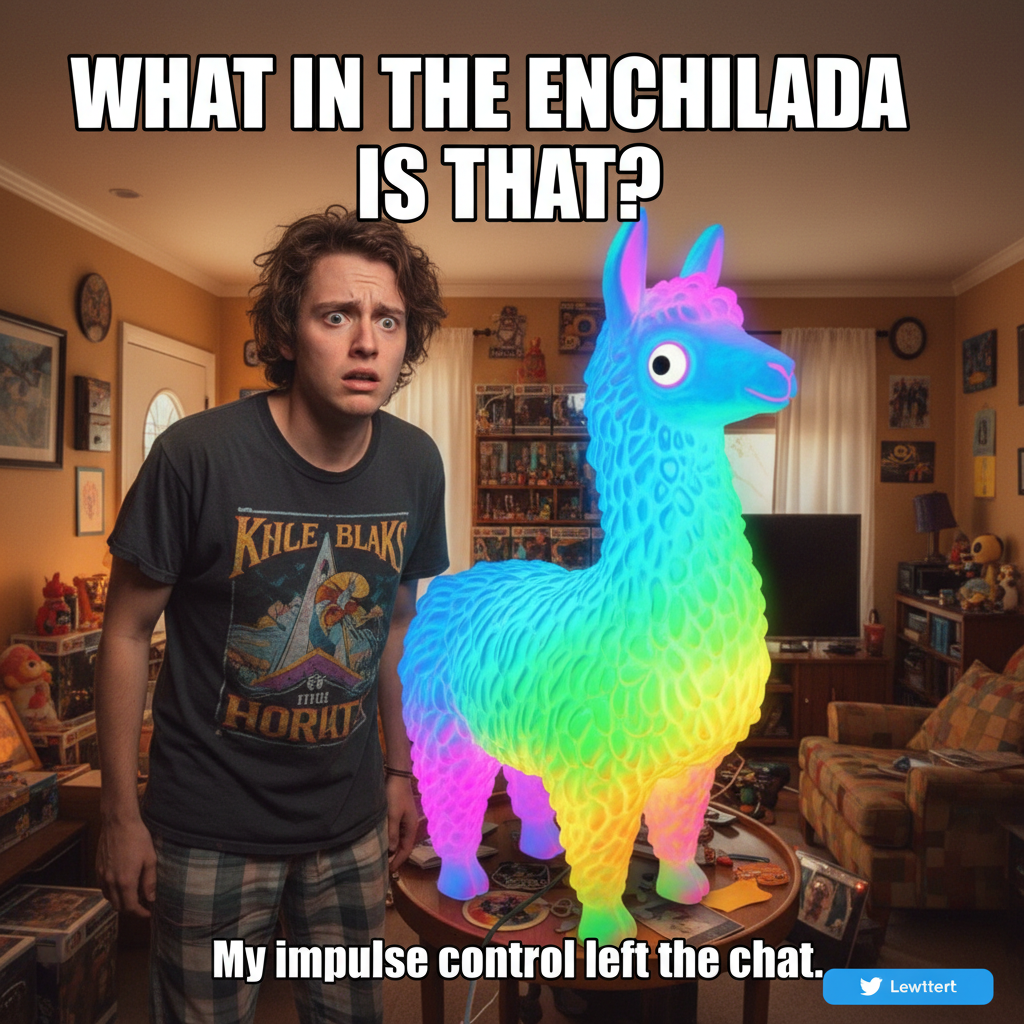 Online shopping regret is a special kind of pain. Why did I buy a llama-shaped lamp?