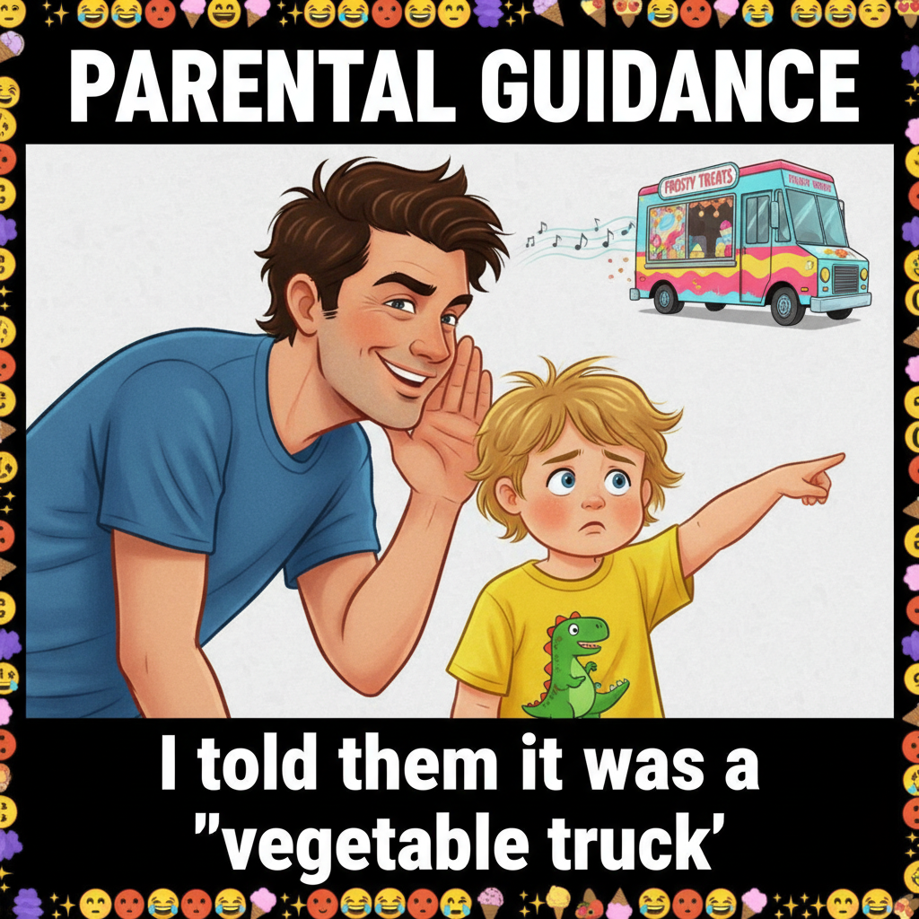 Just told my toddler the ice cream truck only plays music when it's out of ice cream. Genius or villain?