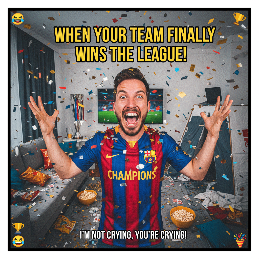 My team won! I'm screaming, crying, throwing things. My therapist is gonna hear about this.