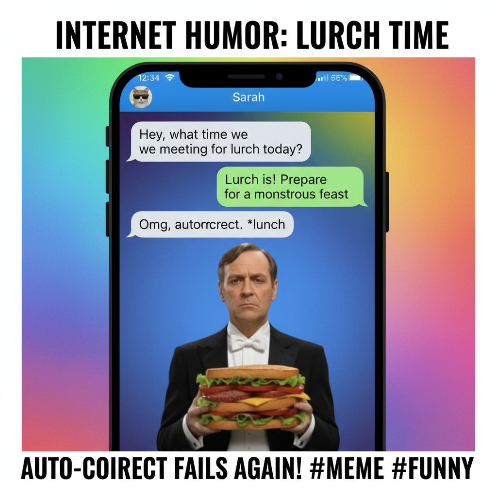 My phone just autocorrected 'lunch' to 'lurch'. Guess I'm eating a monster today. 🤦‍♀️ #TechFail