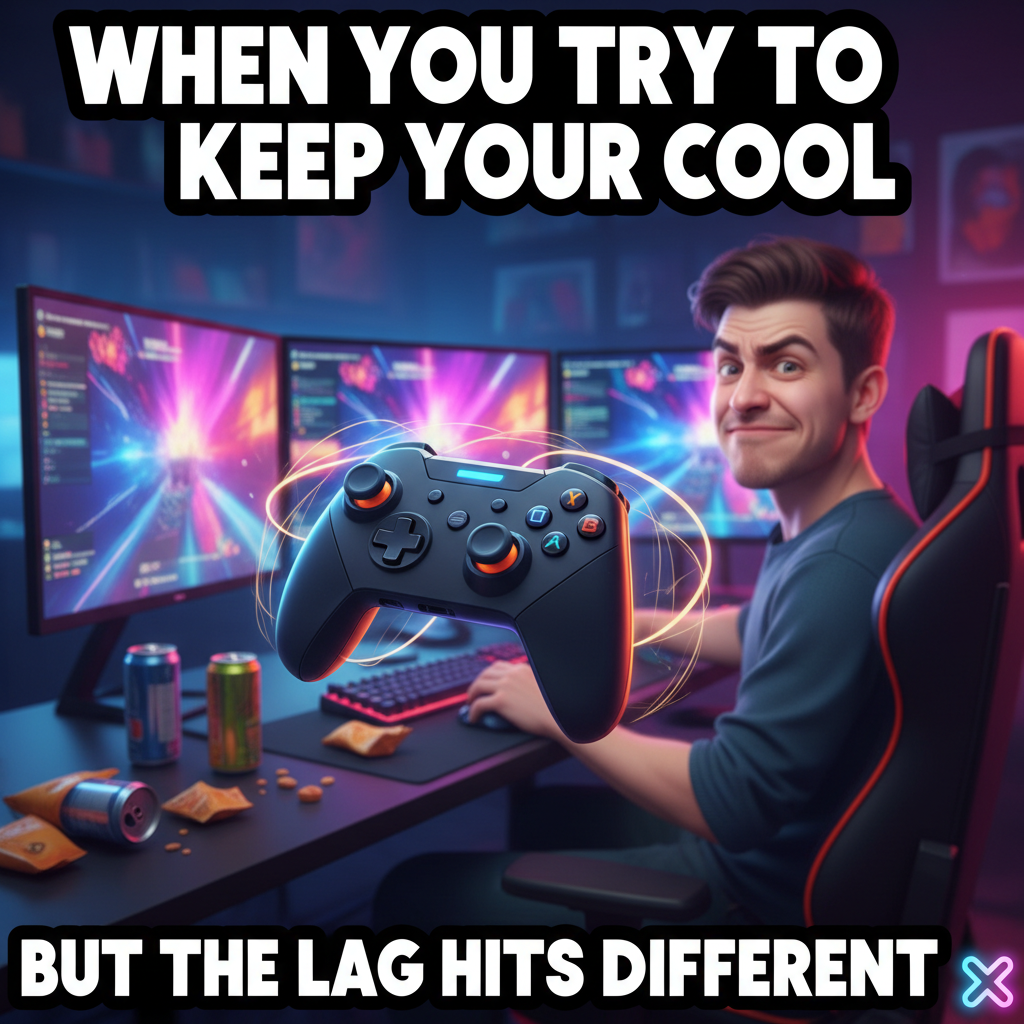 My controller just flew across the room. It's not rage, it's 'intense tactical repositioning.' 🎮