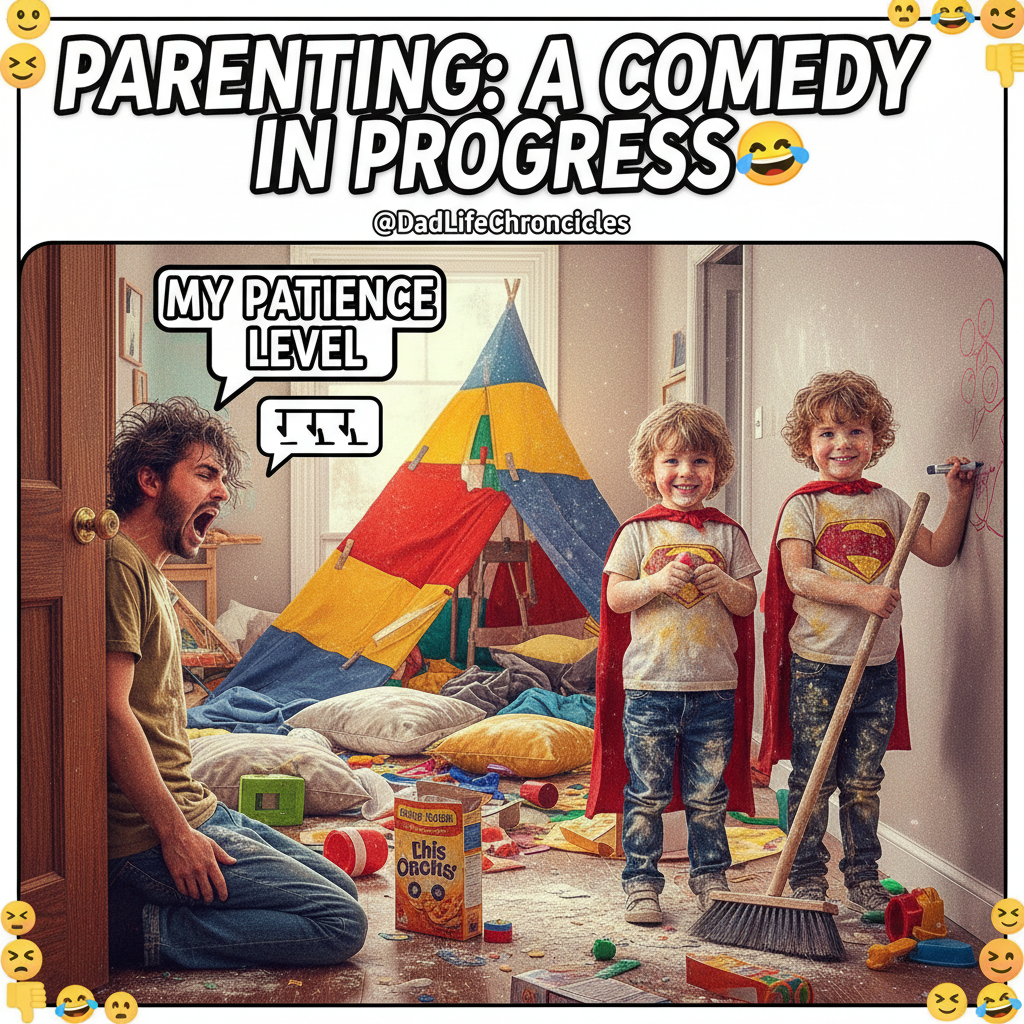 My kids asked if 'clean your room' was a suggestion or a command. I'm too tired for this.