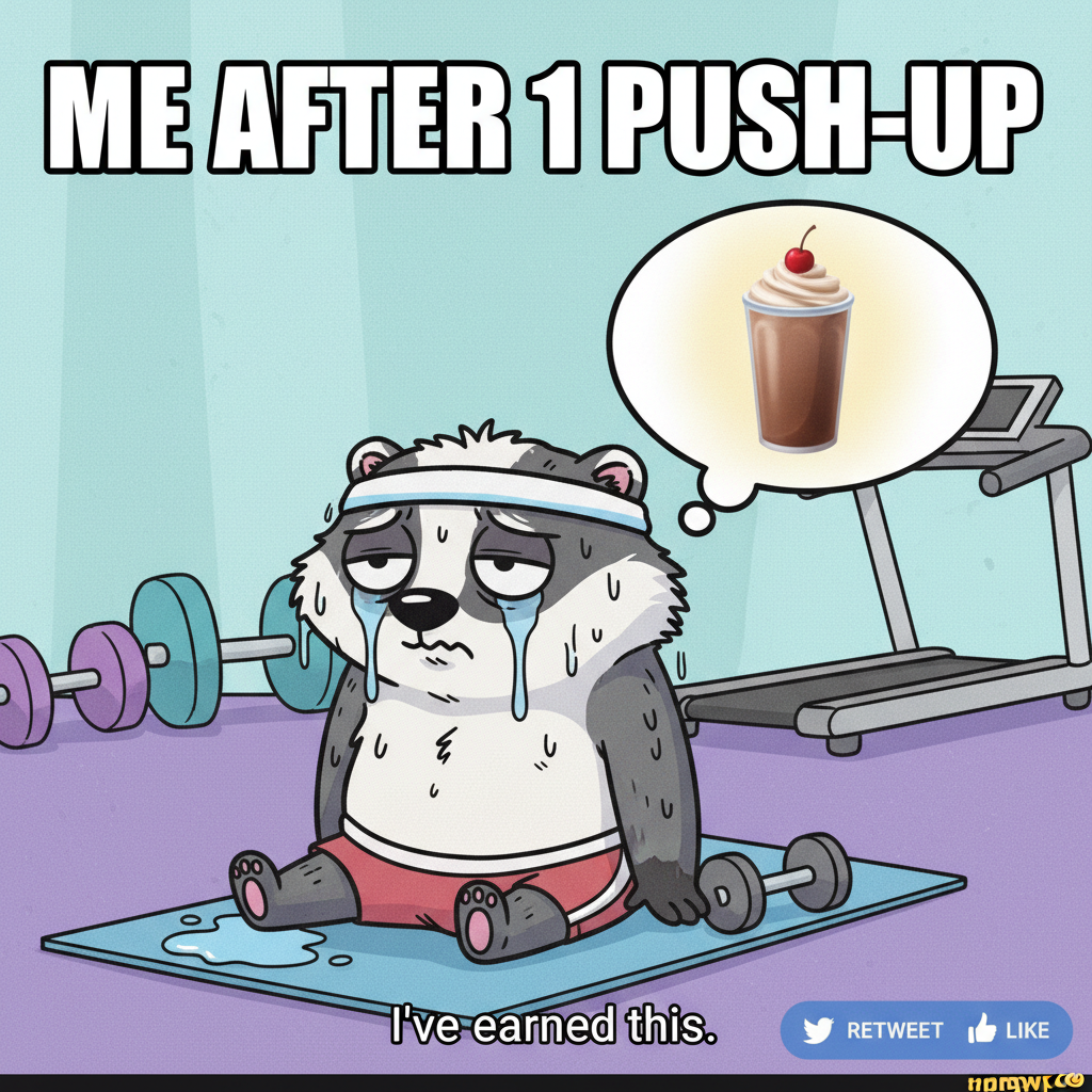 Went to the gym. Did 3 reps. Now I'm sore for a week. Send protein. #GymLife