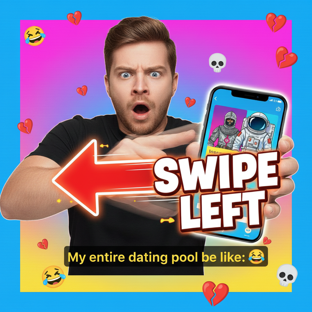 Swiped left so hard I think I accidentally deleted my entire dating app history.
