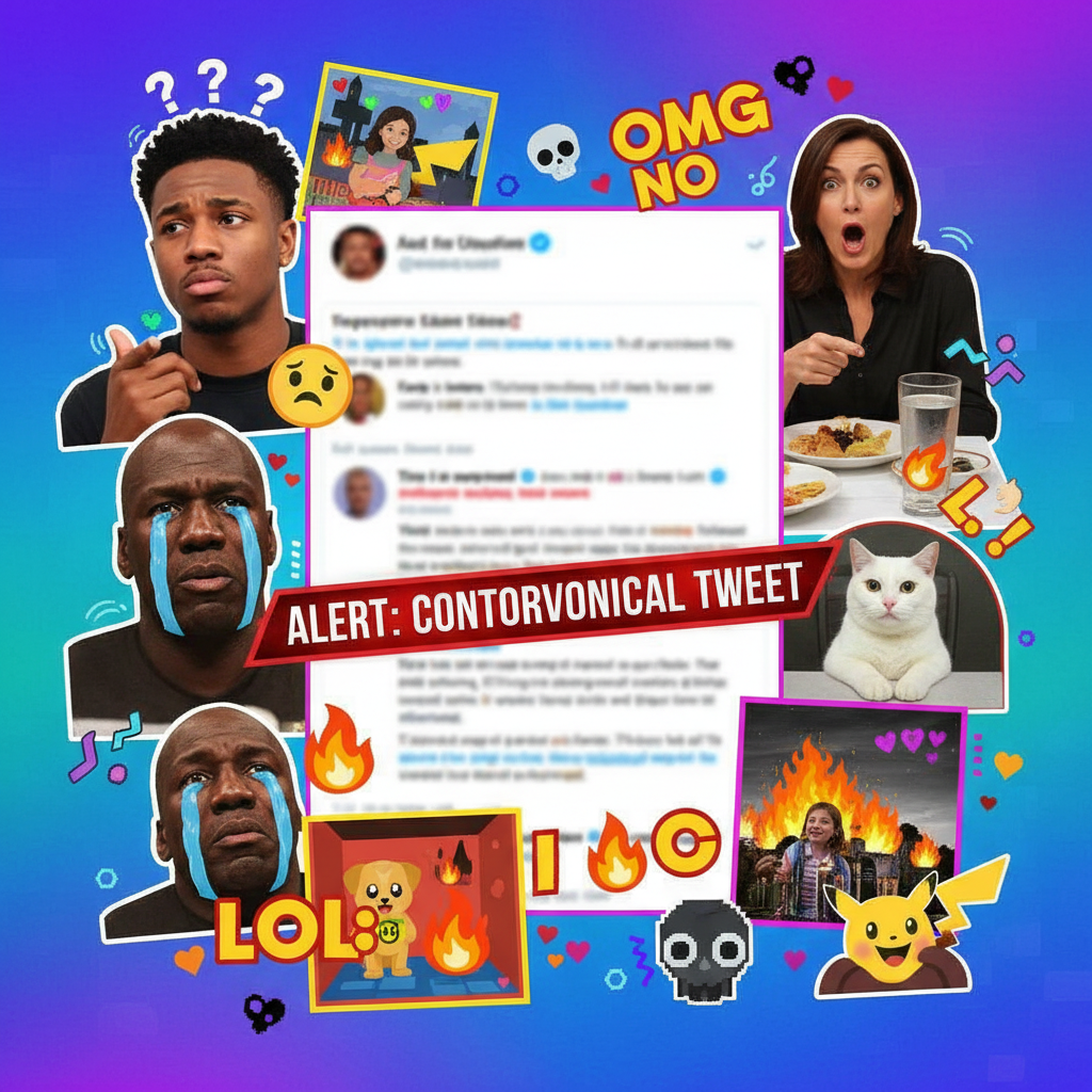 When a celeb posts something unhinged and the meme reactions are instant gold.