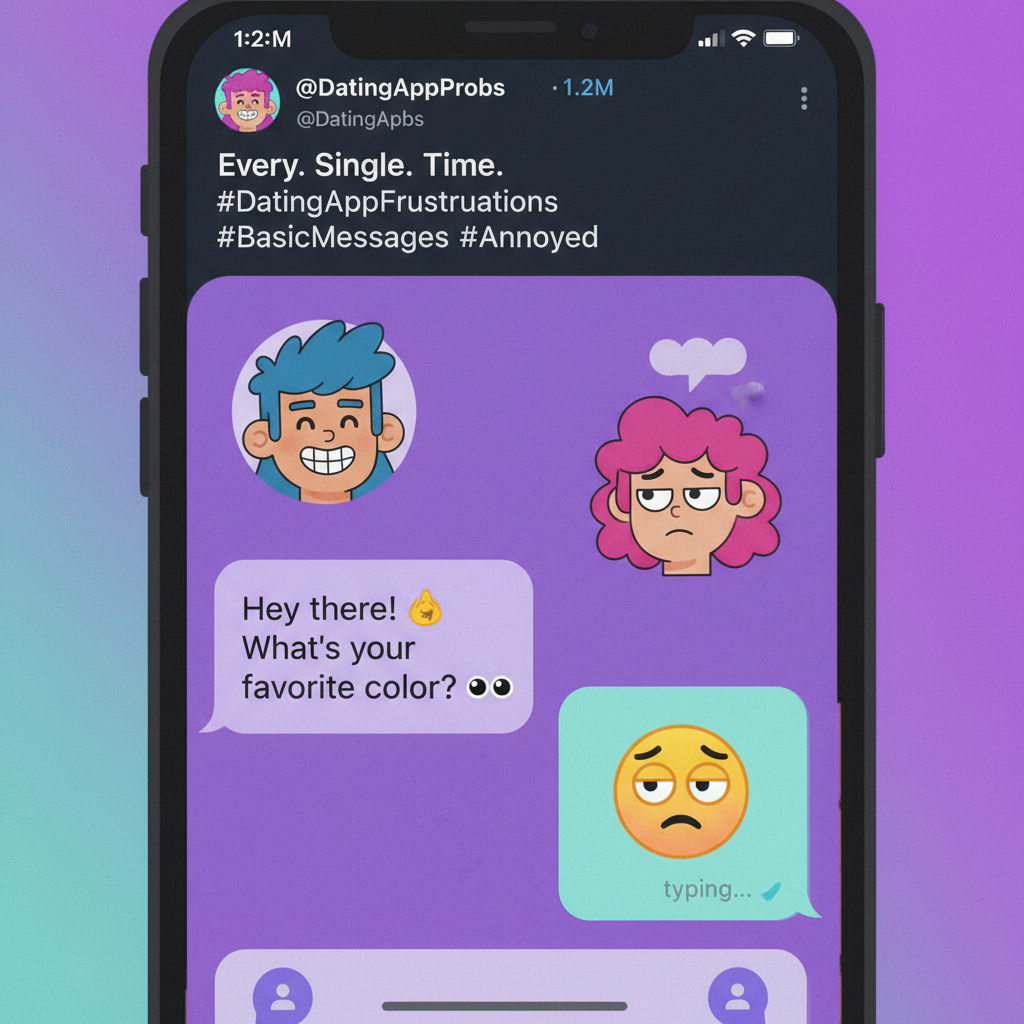 My dating app bio says 'fluent in sarcasm' and I still get 'what's your favorite color' messages.