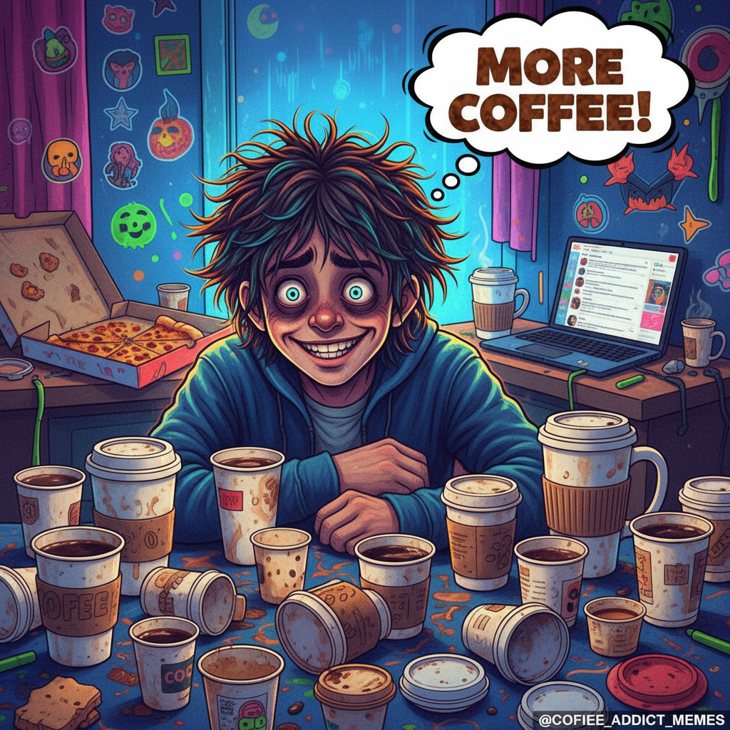 My blood type is coffee. My therapist says it's fine. Probably.